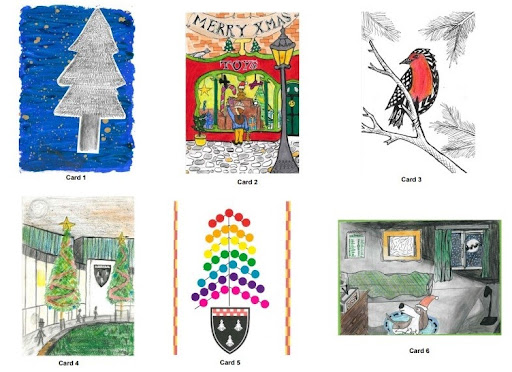 Christmas Card Competition winners November 2021