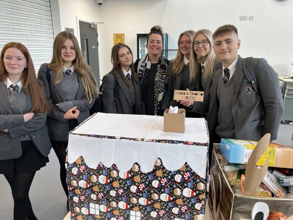 Ponteland High students spread some joy with Christmas Hamper donations