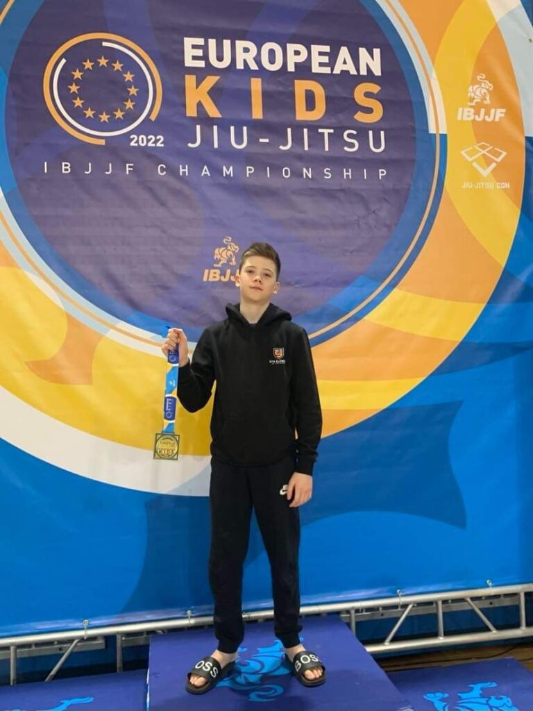 Freddy wins gold at the IBJJF European championships in Dublin