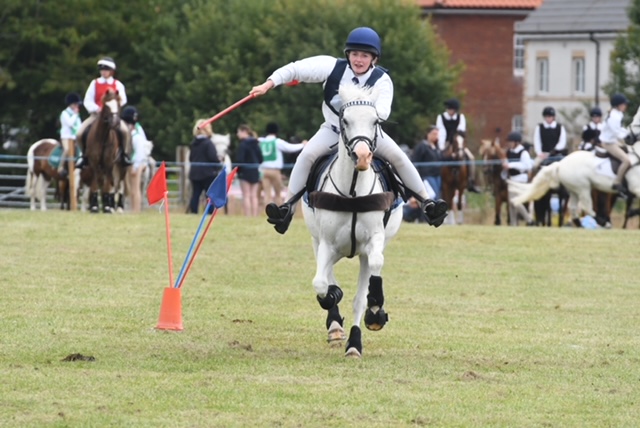 Year 11 student Grace H at the Horse of the Year show