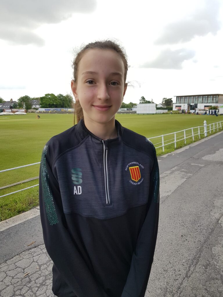 Ponteland High’s Anna Davey (Y8) represents Northumberland County Cricket team