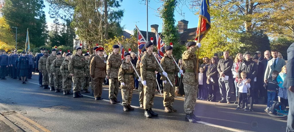 Remembrance Day Parade by Georgia C