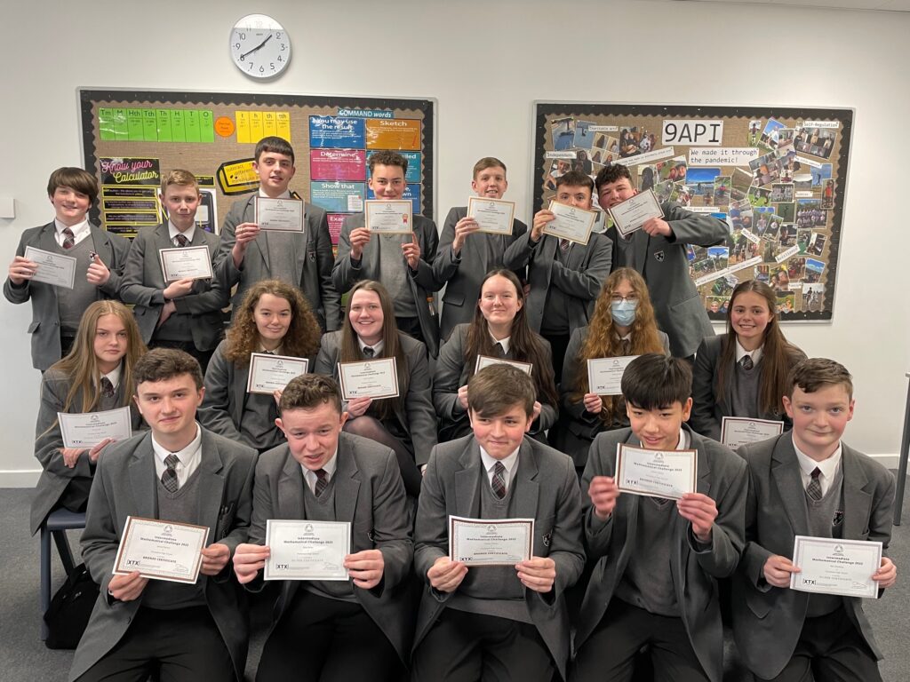 Year 10 pupils win Bronze, Silver and Gold awards  at the UKMT Maths Challenge!