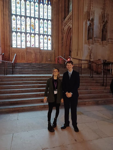 Year 11 students Rosie and James spend the day in the House of Commons