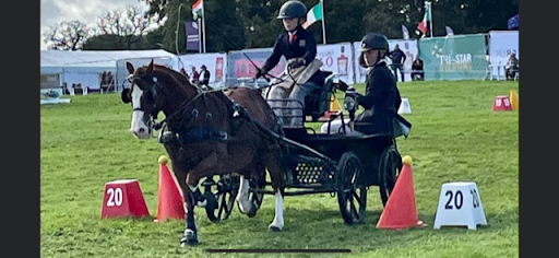 Poppy, Year 8, comes third in the Osberton International Horse Trials!