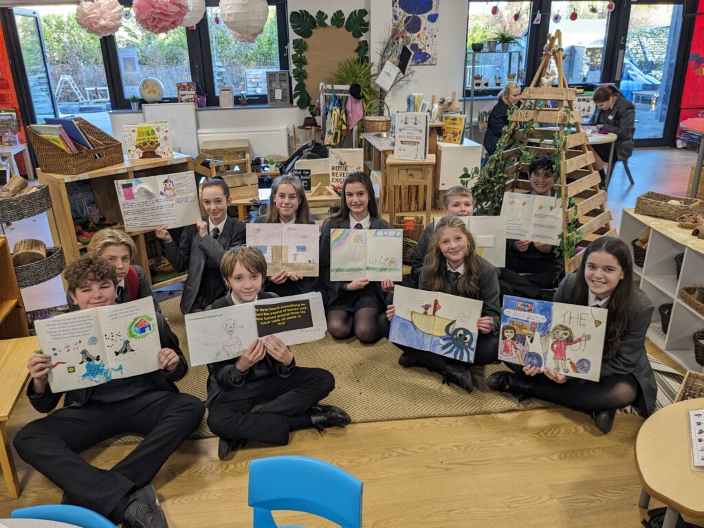 Year 8’s take their picture books into Pele Trust primaries!