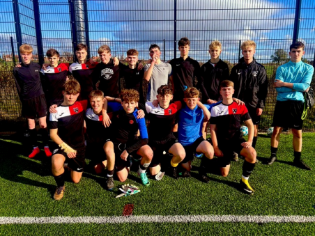 Sixth Form boys football team on winning streak