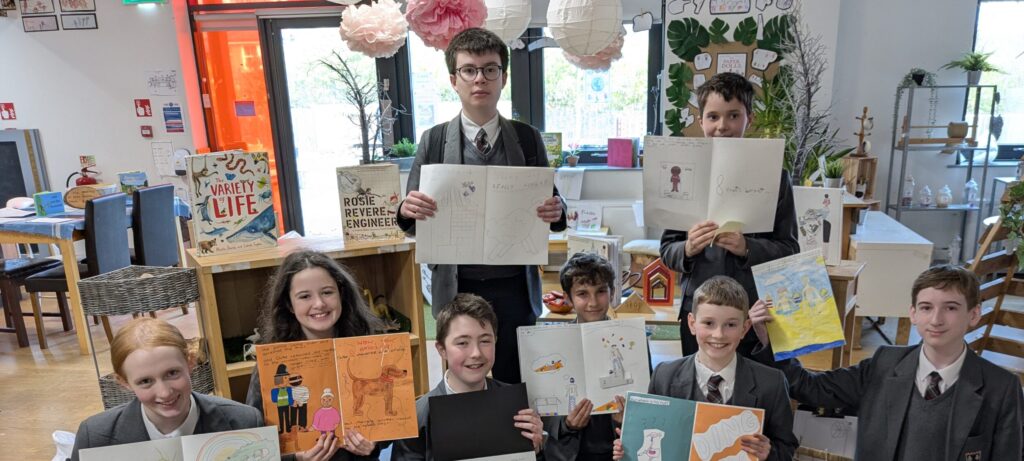 Y8 students take their Picture Books to a Pele Trust Primary School